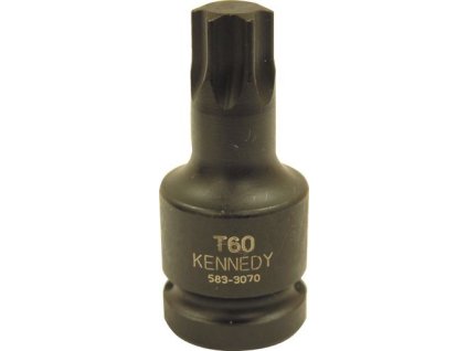 Hlavice průmyslová rázová 1/2" - Bit nástrčný T70 Torx DIN 3129 Kennedy