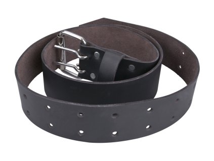 Opasek kožený černý, š.4,5cm x d.122cm, kovová přezka, kůže (8858039) EXTOL PREMIUM