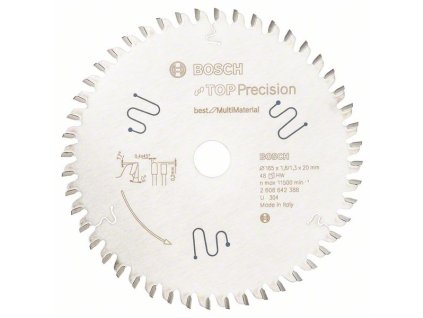 Bosch Pilový kotouč do okružních pil Top Precision Best for Multi Material 165 x 20 x 1,8 mm, 48