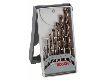 Bosch 7dílná sada vrtáků do kovu Mini X-Line HSS-Co, 135° 2; 3; 4; 5; 6; 8; 10 mm