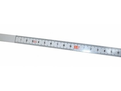 Ocelová páska s mm dělením KINEX - rovná ke strojům 3m