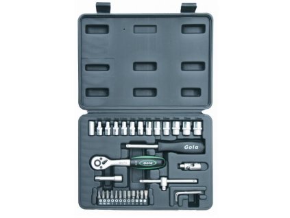 33-dílná Gola sada nástrčných hlavic 1/4" Gola