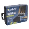 Vrtáky stupňovité, sada 3ks, O 4-12/1mm, O 4-20/2mm, O 4-32/2mm (20090) EXTOL CRAFT