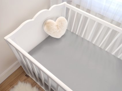 Detská plachta Jersey Strieborná | Bumbalko.sk