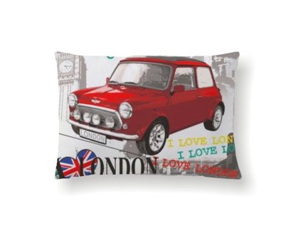Dekoračný vankúš MINI COOPER | Bumbalko.sk