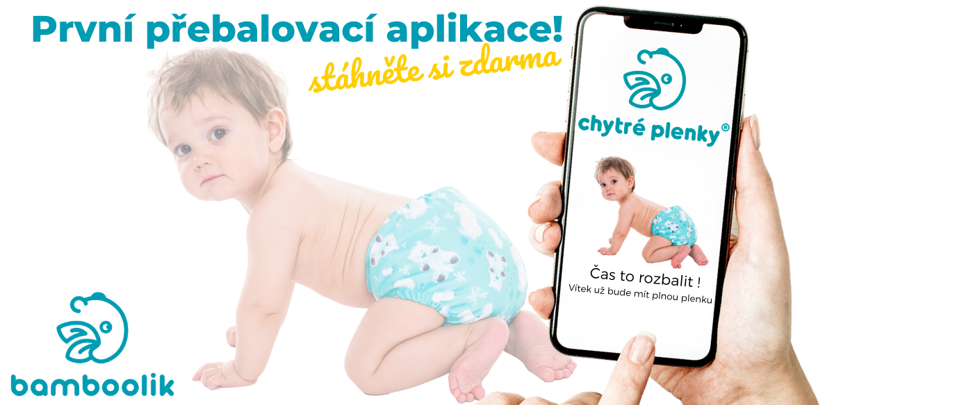 Banner Chytré plenky - aplikace Bamboolik