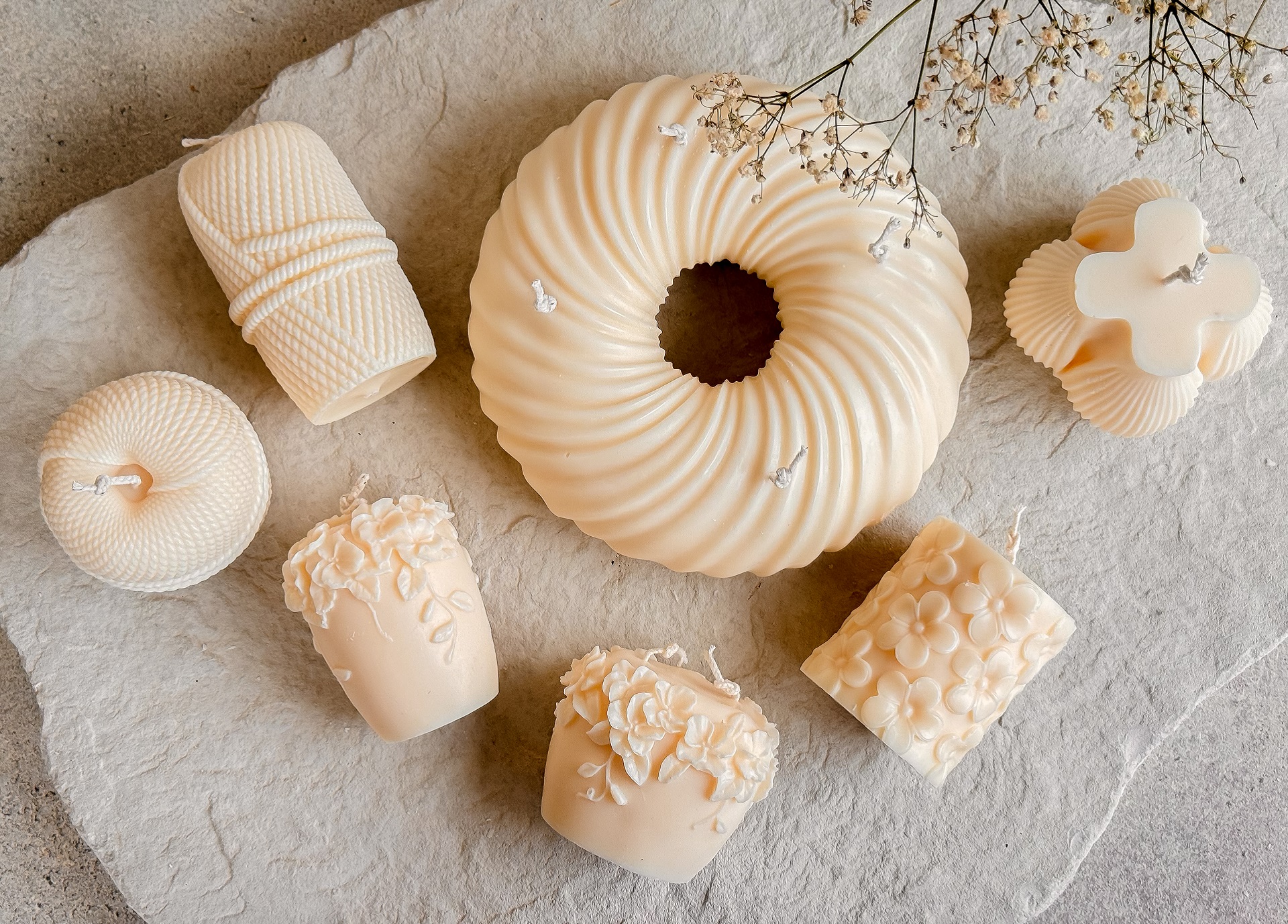 Sviečky zo sójového vosku