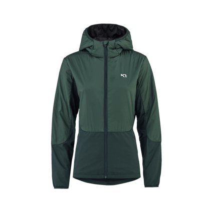 Bunda KARI TRAA Women Sanne Hybrid (Barva Pine, Velikost M)