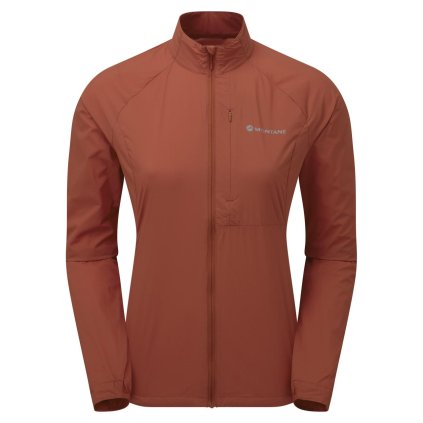 Bunda MONTANE Women Featherlite (Barva Saffron Red, Velikost S)
