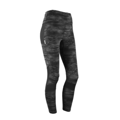 Legíny BAGHEERA Women Gloss (Barva Black-Grey, Velikost XL)