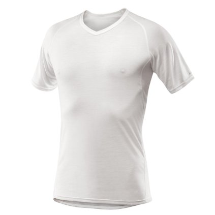 Triko DEVOLD Breeze T-Shirt V-Neck (Barva Offwhite, Velikost M)