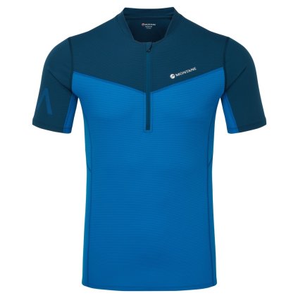 Triko MONTANE Dragon Zip (Barva Flag red, Velikost L)