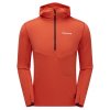Bunda MONTANE Spider Hoodie (Barva Firefly Red, Velikost L)