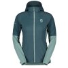 Bunda SCOTT Women Explorair Alpha Hoody (Barva Metal Blue-Dark Blue, Velikost XS)