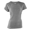 Triko BAGHEERA Women Melange Tee (Barva Dark Grey, Velikost XS)