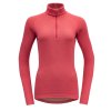 Triko DEVOLD Women Duo Active Zip Neck (Barva Black, Velikost M)