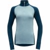 Triko DEVOLD Women Expedition Zip Neck (Barva Black, Velikost L)