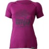 Triko LASTING Women Back (Barva 4848 Tmavě růžová, Velikost L)