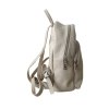 Smetanový batoh se stříbrným kováním