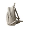 Smetanový batoh se stříbrným kováním