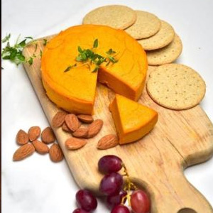 Simple Smoky Vegan Cheddar Cheese by Alphafoodie
