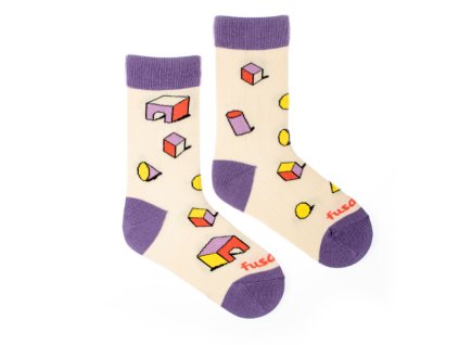 Ponožky dětské - Filípek staví (Velikost 19-22)