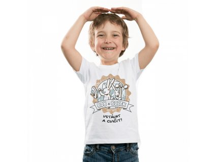 BB tričko dětské Vstávat a cvičit! 1 1024x1024