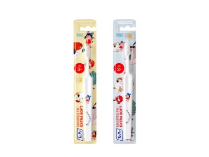 Zubní kartáček TePe Select Compact x-soft s MAXIPSEM FÍKEM - bílý