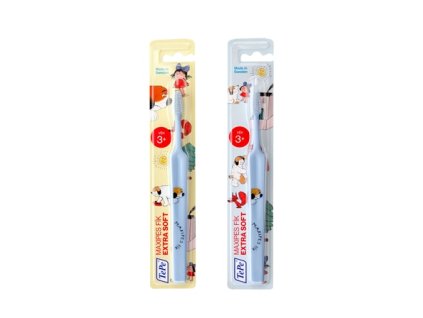 Zubní kartáček TePe Select Compact x-soft s MAXIPSEM FÍKEM  - modrý