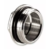 Vykurovacia technika Zátka - 3/8"M; nikel