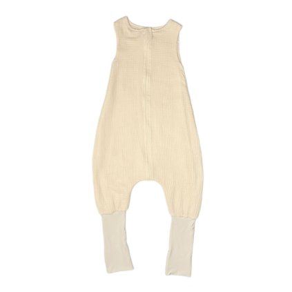 12302 spaci pytel s nohavicemi z bavlneneho muselinu 3 5 let bambusova manzeta bezovy