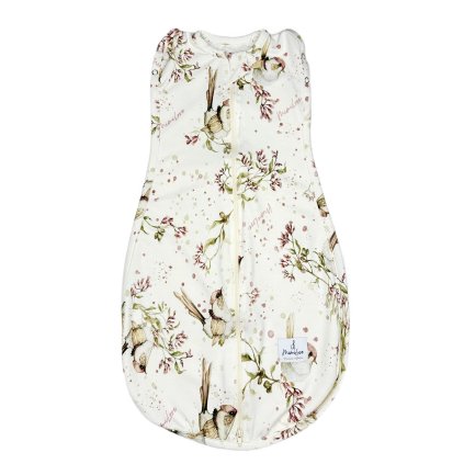10537 swaddler mimilove spaci pytel pro miminka golden birds rose