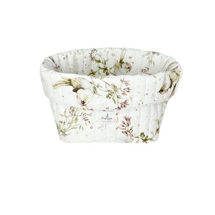 10573 velky prosivany ulozny organizer golden birds rose