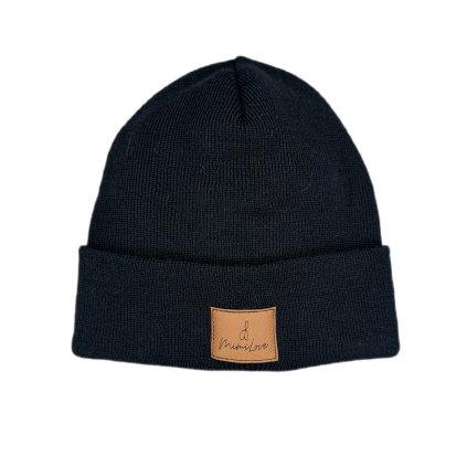 14328 vlnena cepice merino pro vetsi deti a dospele cerna