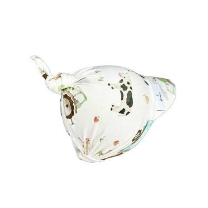 12710 bavlneny detsky satek s ksiltem 6 18m farmar white