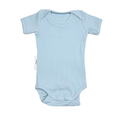 12041 body vel 3 9 m kratky rukav svetle modre