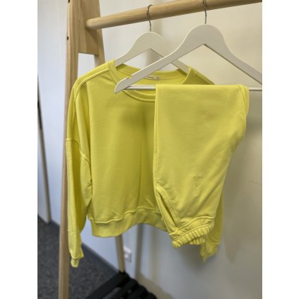 Dámská tepláková souprava Mimilove vel. L/XL Citrónová