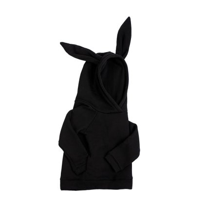 DĚTSKÁ MIKINA KRÁLÍČEK ČERNÁ