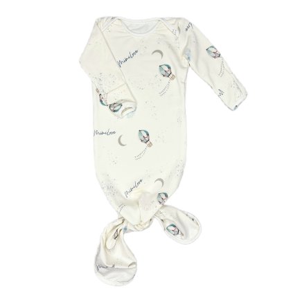 13560 kojenecke body s uzlem 0 3 mesice balony white