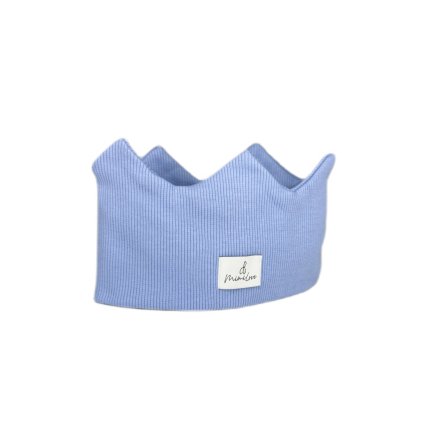 11766 bavlnena celenka korunka 4 8 let svetle modra