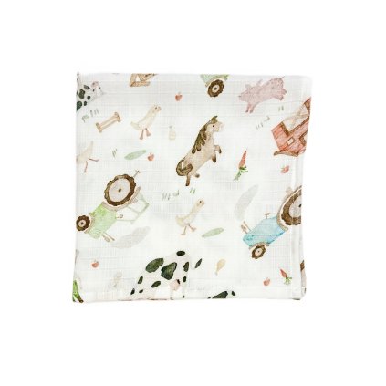 10935 muselinova plenka 40x40 cm farmar