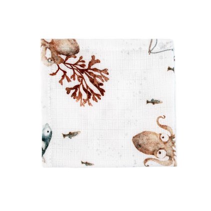 Mušelínová plenka 75x75 cm Oceán