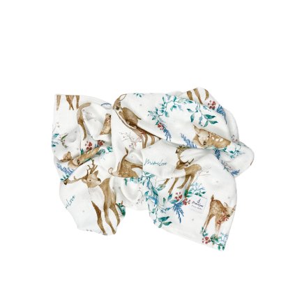 8841 muselinova plenka 75x75 cm zimni krajina limited edition