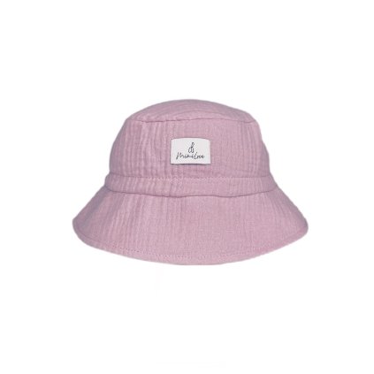 11298 muselinovy kloboucek vel 1 3 roky ruzovy