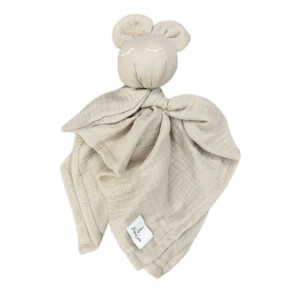 6244 muselinovy usinacek medvidek bezovy