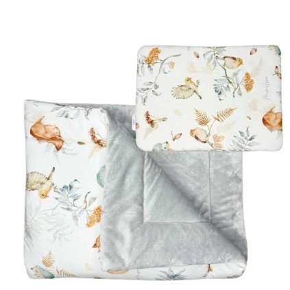 13731 set prikryvky nejen pro miminka s polstarkem velvet kouzelny podzim