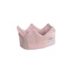 Bavlněná čelenka KORUNKA 6-12m. Růž