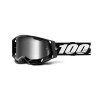 racecraft 2 goggle black mirror silver lens