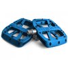 e thirteen base flat pedal composite body 22 pins blue