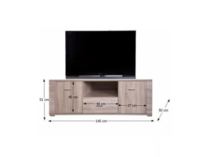 TV stolík s úložným priestorom